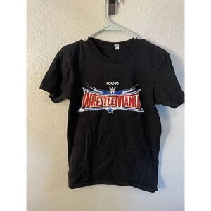 WWE Live Road To Wrestlemania T Shirt 2016 Roman Reigns‎ The Rock Triple H S